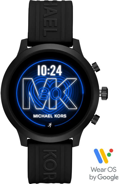 refurbished michael kors gen 4 mkgo smartwatch|Michael Kors MKGO Gen4 Black Smartwatch .